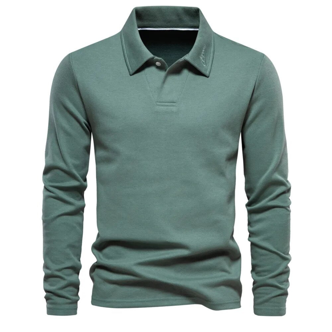 Polo à manches longues James ⏐