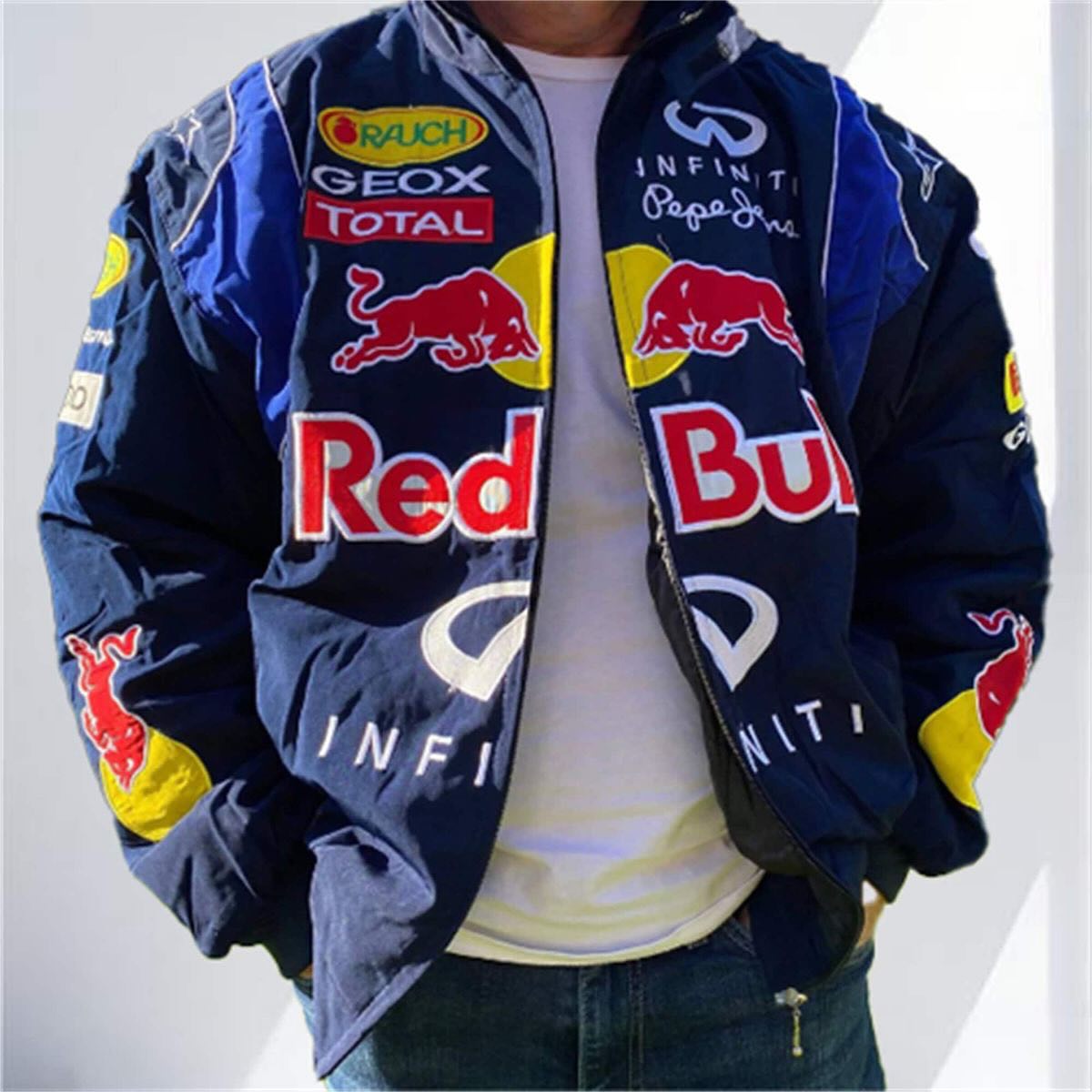 🏁 Veste de course Red Bull F1 vintage – Édition limitée