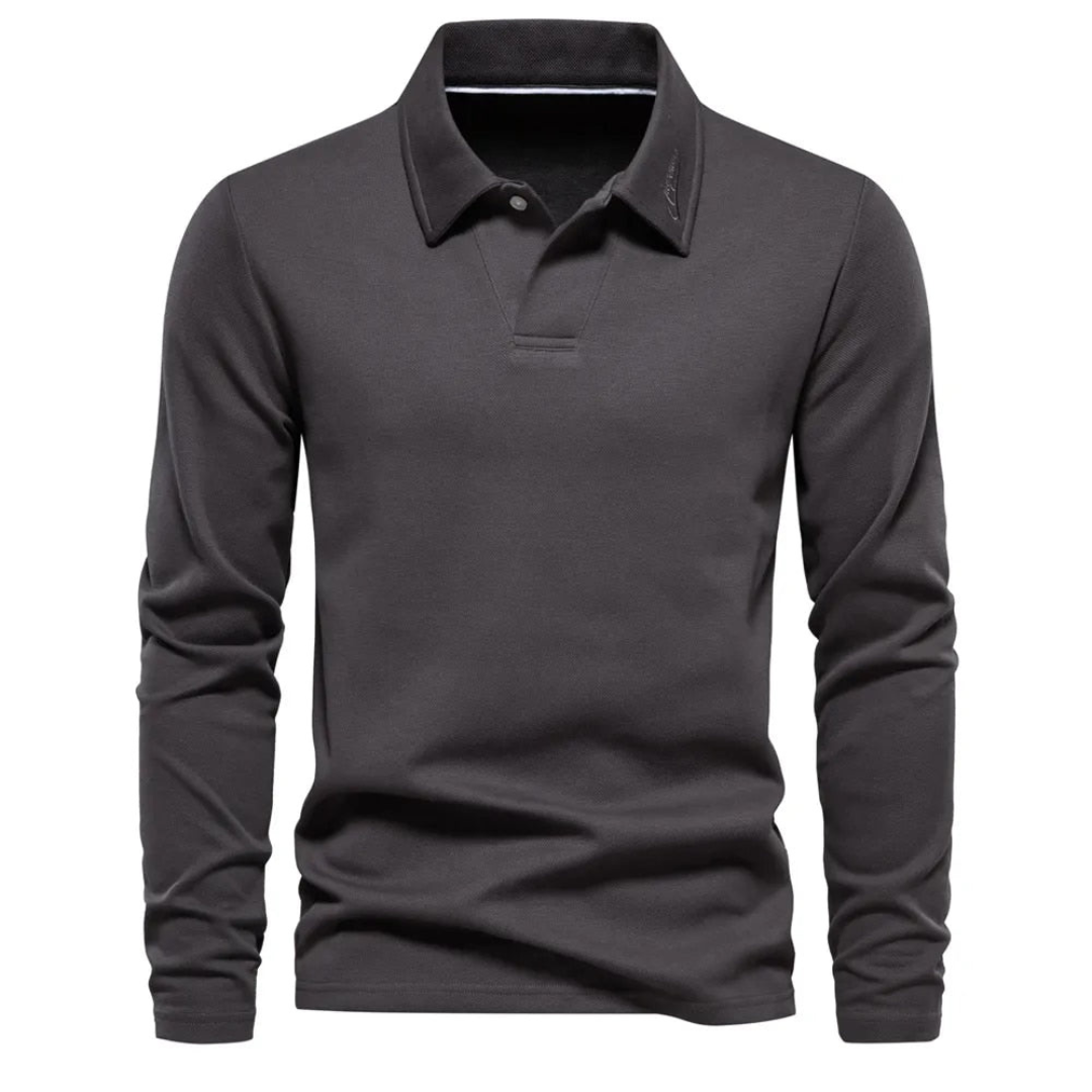 Polo à manches longues James ⏐