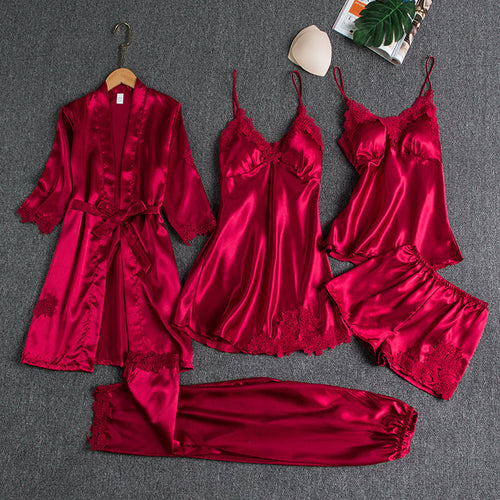 Eryka™ | Chemise de nuit sexy 5 pièces pour la Saint-Valentin